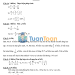 Đề cuối kì 2 Toán 6 năm 2019–2020 trường THCS Thông Tây Hội – TP.HCM