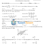 Đề giữa kì 2 Toán 12 – THPT Lương Ngọc Quyến Thái Nguyên (2021–2022)