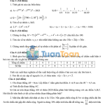 Đề khảo sát chất lượng HSG Toán 6 (2022 – 2023) – Yên Mô, Ninh Bình