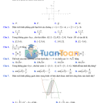 Đề kiểm tra cuối kì 2 Toán 12 năm học 2018–2019 Sở GD&ĐT Tây Ninh