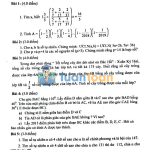 Đề kiểm tra năng khiếu Toán lớp 6 (2018 – 2019) – Thanh Trì, Hà Nội