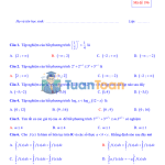 Đề thi HK2 Toán lớp 12 năm 2018–2019 trường Nguyễn Gia Thiều (Hà Nội)