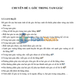 Tuyển Tập Chuyên Đề Bồi Dưỡng Học Sinh Giỏi Hình Học 7